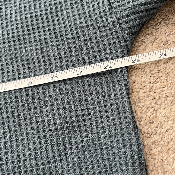 L.L. Bean Waffle Knit Cowl Neck - Picture 10 of 10